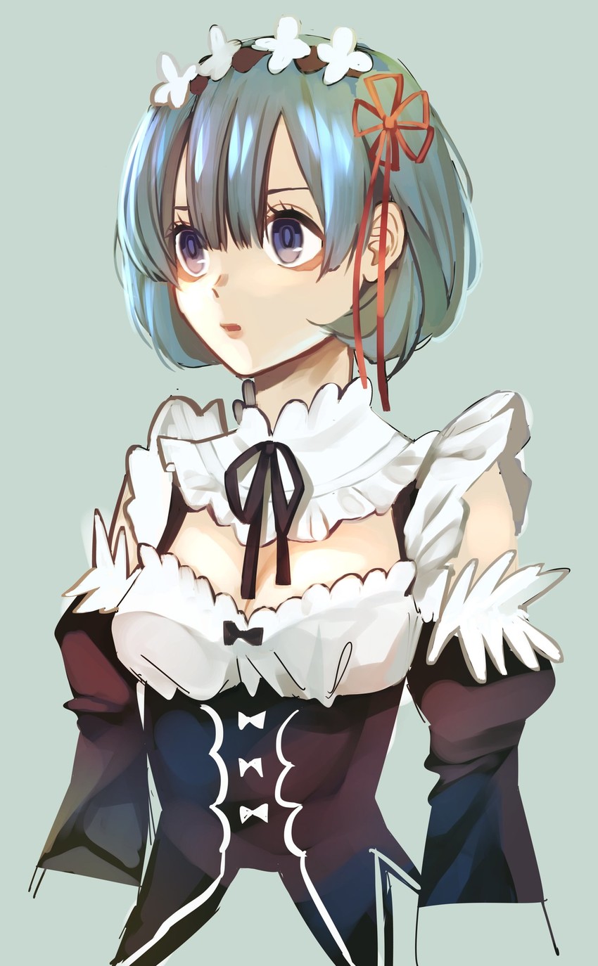 rem (re:zero kara hajimeru isekai seikatsu) drawn by kino_(4545kinoco)
