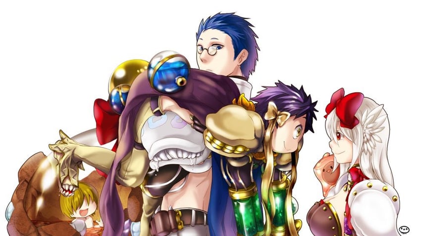 genetic, vanilmirth, and dieter (ragnarok online) drawn by love_morocc