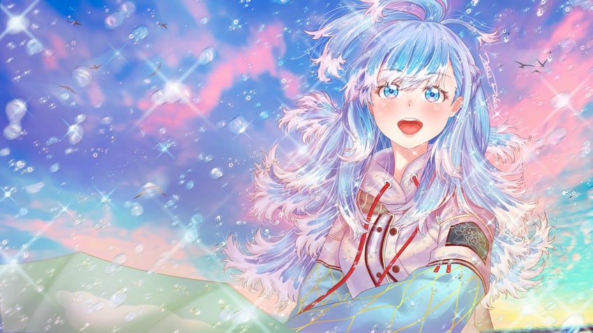 kobo kanaeru (hololive and 1 more) drawn by zoru_pines