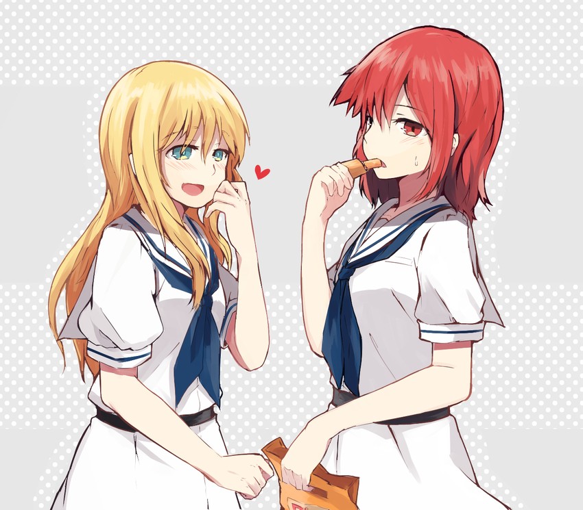 miyanaga teru and oohoshi awai (saki) drawn by aoki_shizumi