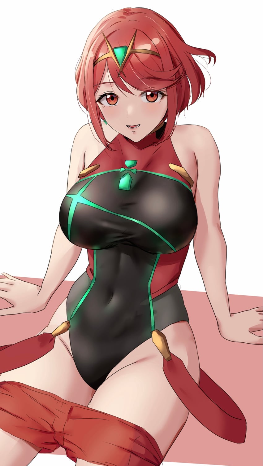 pyra (xenoblade chronicles and 1 more) drawn by amayo_thranana