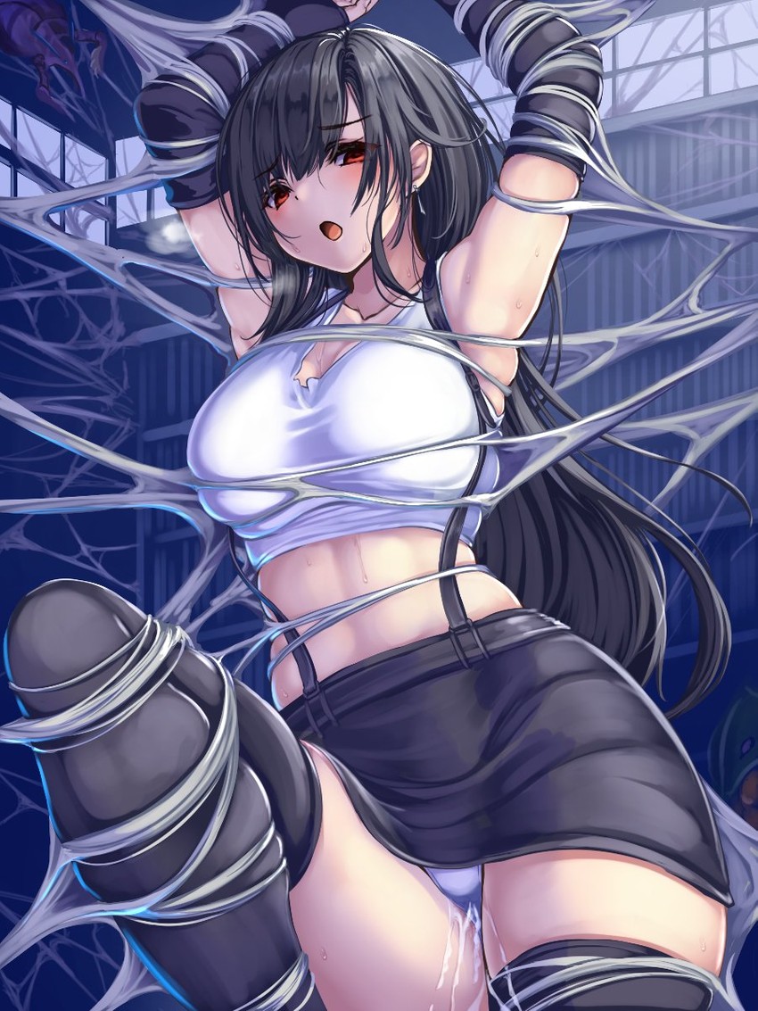 tifa lockhart (final fantasy and 1 more) drawn by monikano