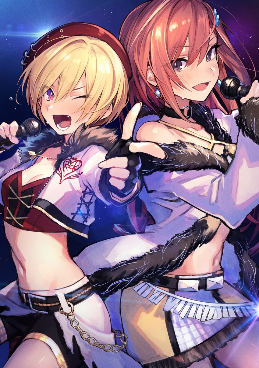 arisugawa natsuha and saijo juri (idolmaster and 1 more) drawn by mephisto_(angraecum)