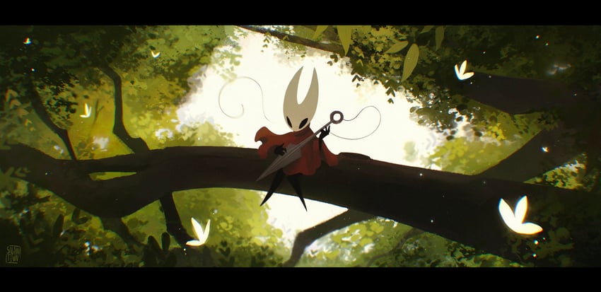 hornet (hollow knight and 1 more) drawn by salamitown
