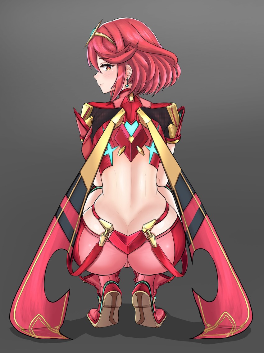 pyra (xenoblade chronicles and 1 more) drawn by desspie