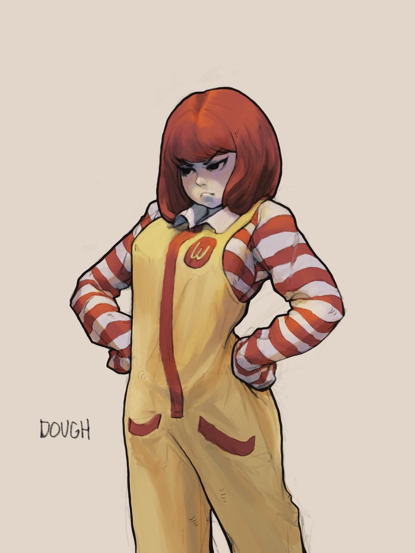 ronald mcdonald (mcdonald's and 1 more) drawn by dough_(doughnath)