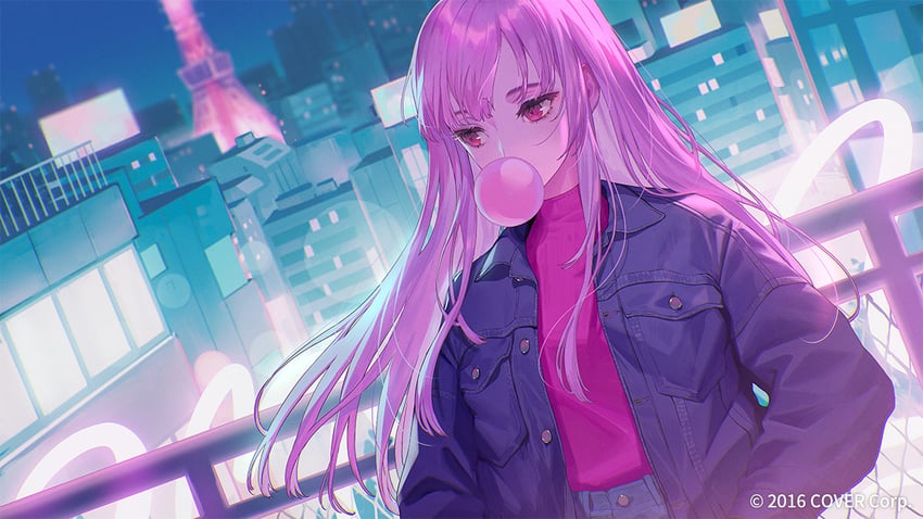 mori calliope (hololive and 2 more) drawn by ekao