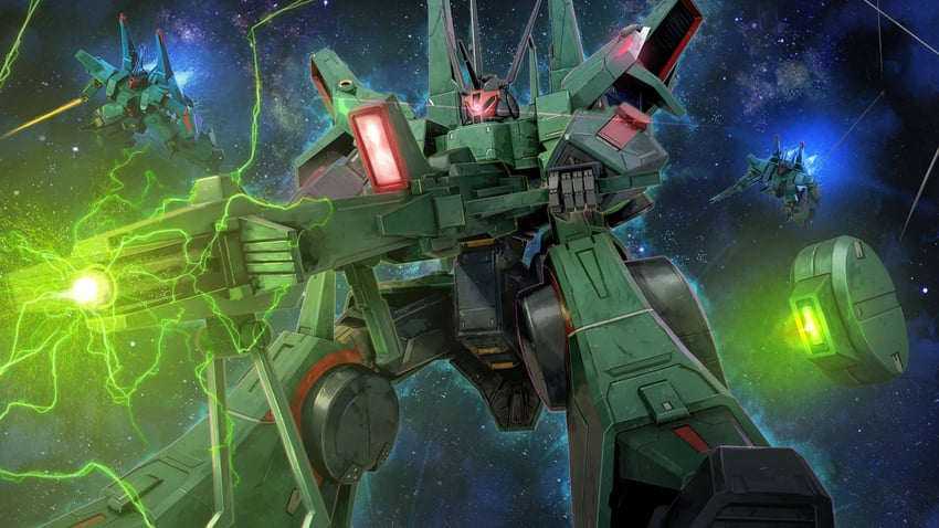 doven wolf (gundam and 2 more) drawn by tenjin_hidetaka