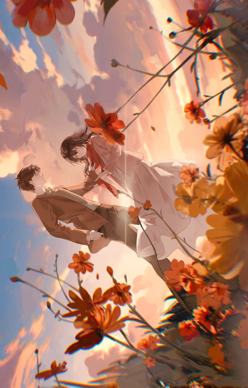 mikasa ackerman and eren yeager (shingeki no kyojin) drawn by heshangdasan85440