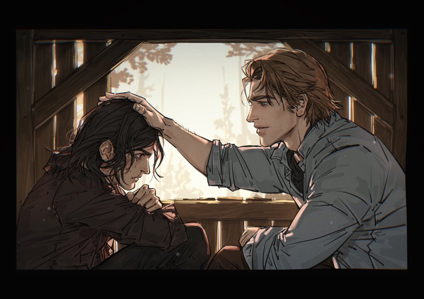 arthur morgan and john marston (red dead redemption and 1 more) drawn by nyeigneous
