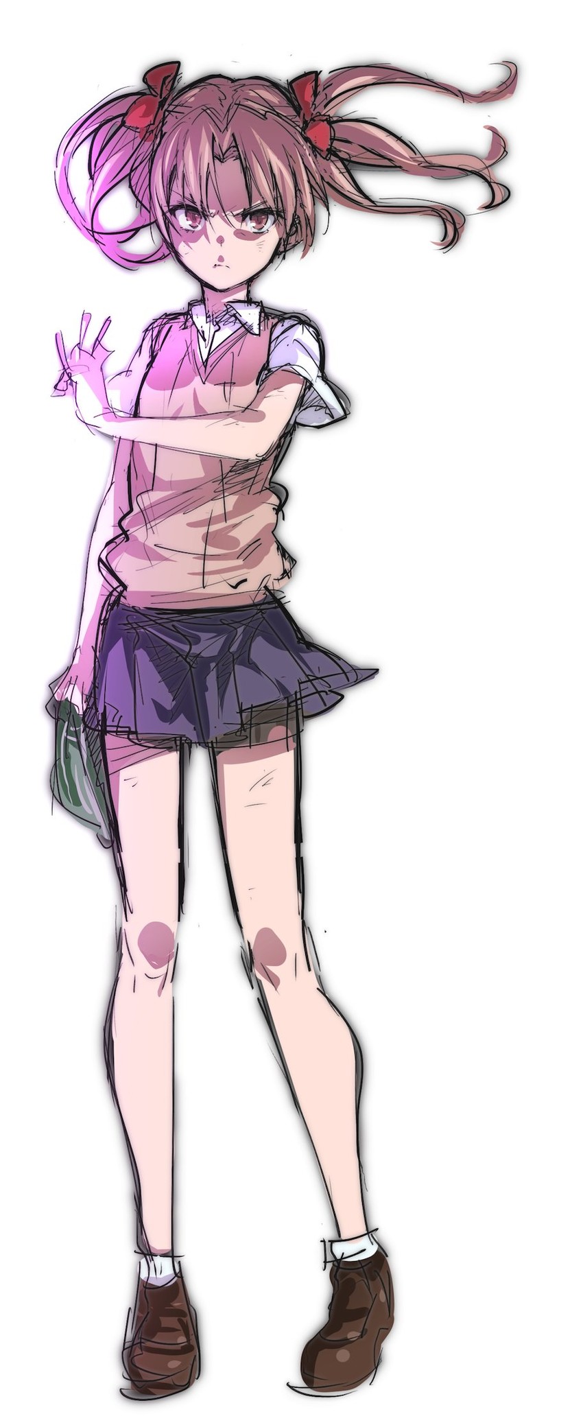 shirai kuroko (toaru majutsu no index and 1 more) drawn by isshi_pyuma