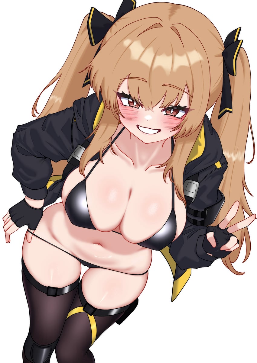 ump9 and lenna (girls' frontline and 1 more) drawn by oldsickkim