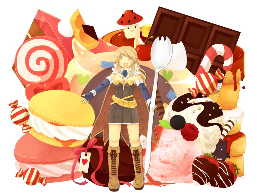 alchemist, deviruchi, vanilmirth, and spore (ragnarok online) drawn by endo_mame