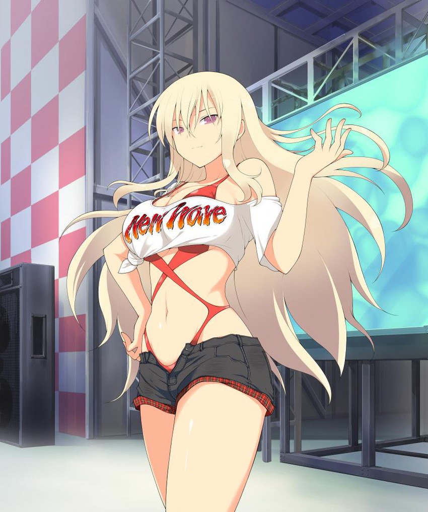 leo (senran kagura and 1 more) drawn by yaegashi_nan