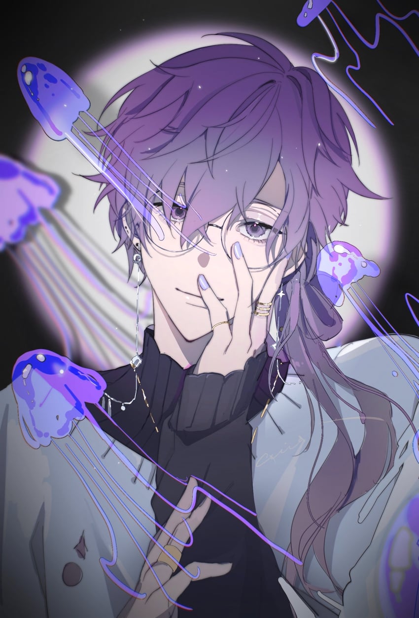 uki violeta (nijisanji and 1 more) drawn by guuui_(guuui0530)