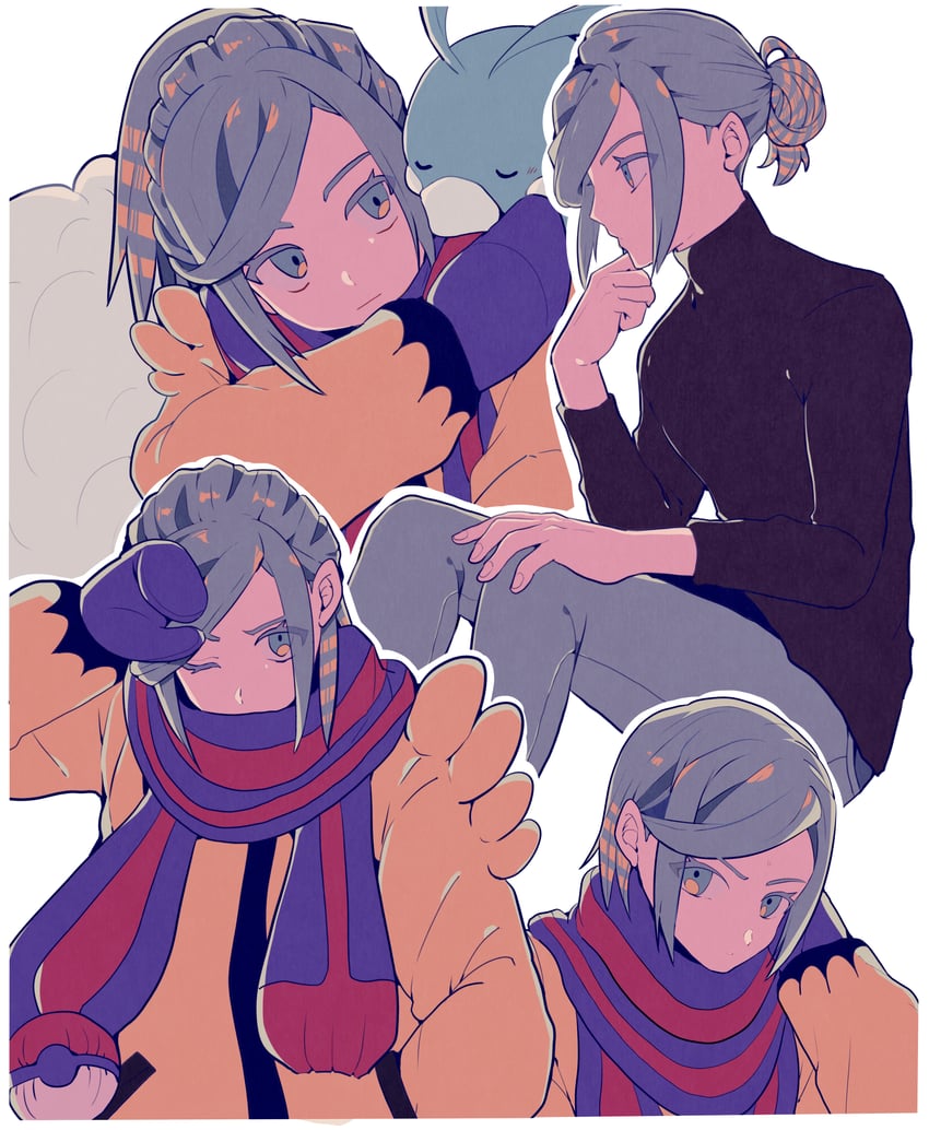 grusha and altaria (pokemon and 1 more) drawn by kuruni_purikyua