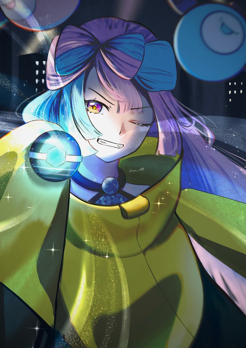 iono (pokemon and 1 more) drawn by star_dr0p
