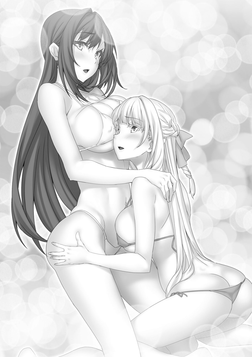 ludivine marie-ange de la trefle and mizumori yukine (magical explorer) drawn by kannatsuki_noboru