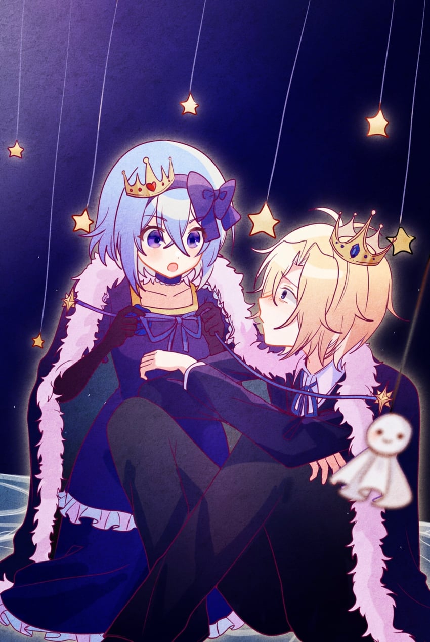 claire elford and noel levine (witch's heart) drawn by star_handsanit