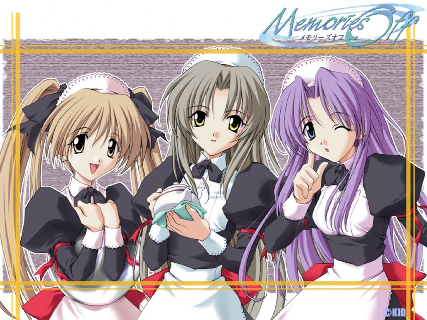 futami shion, ibuki minamo, and kirishima koyomi (memories off and 1 more)