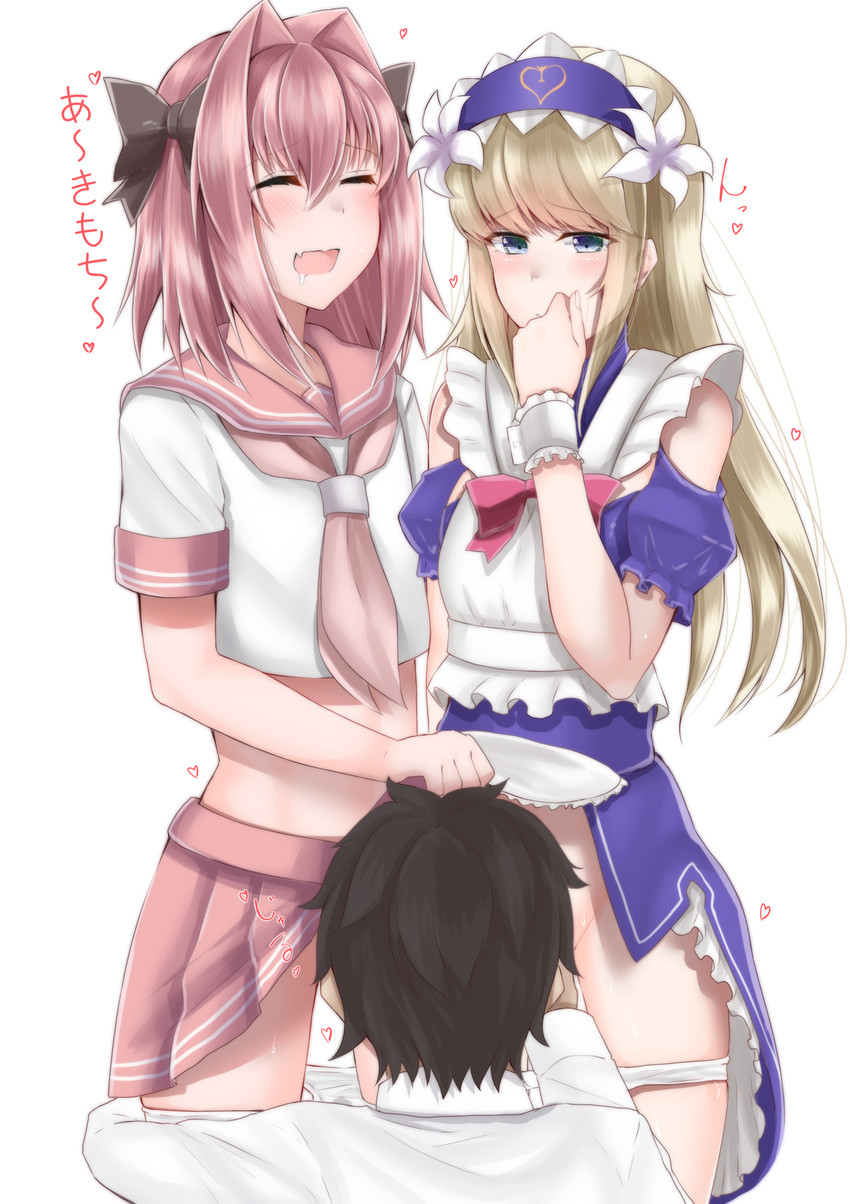 astolfo and chevalier d'eon (fate and 2 more) drawn by kitajima_yuuki