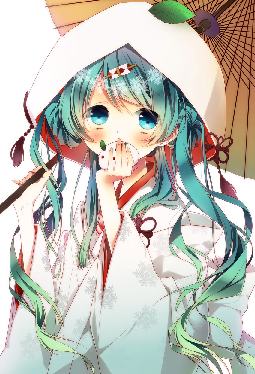 hatsune miku and yuki miku (vocaloid) drawn by naoto_(tulip)