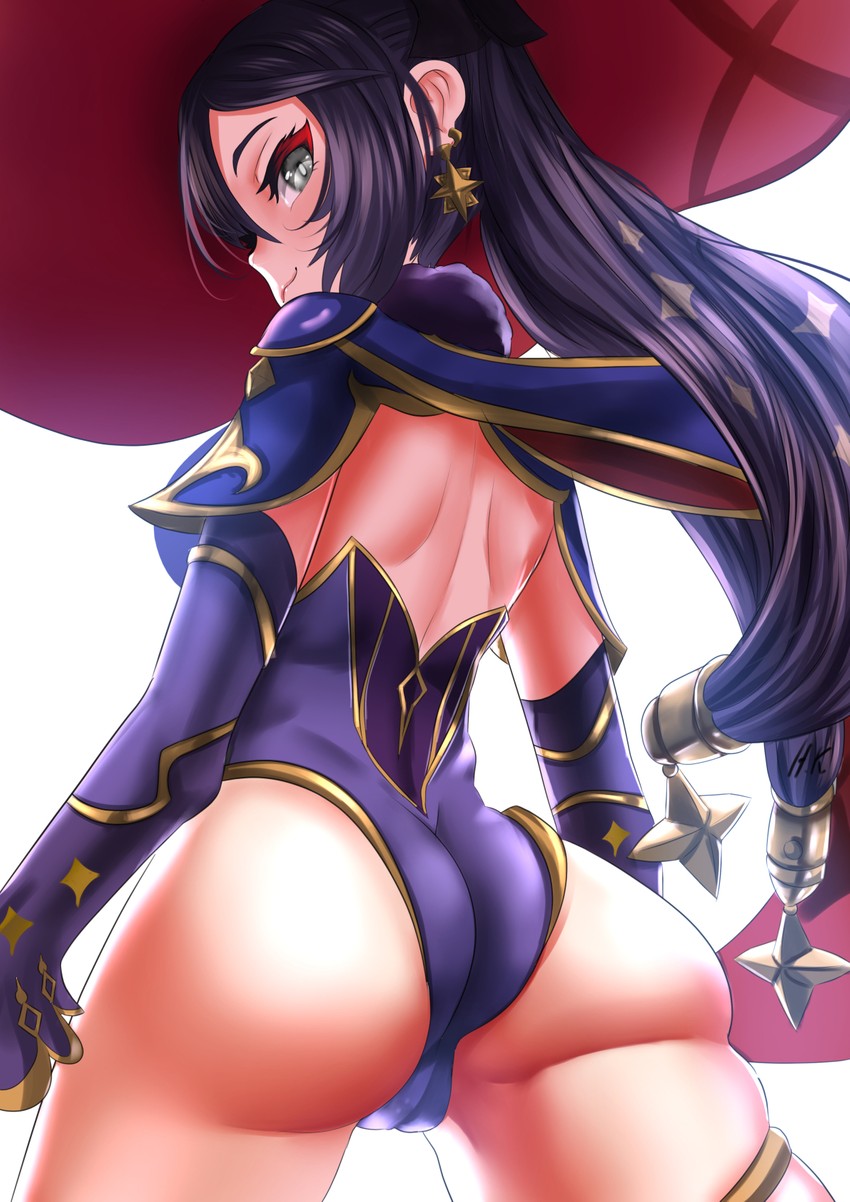 mona (genshin impact) drawn by kein_hasegawa
