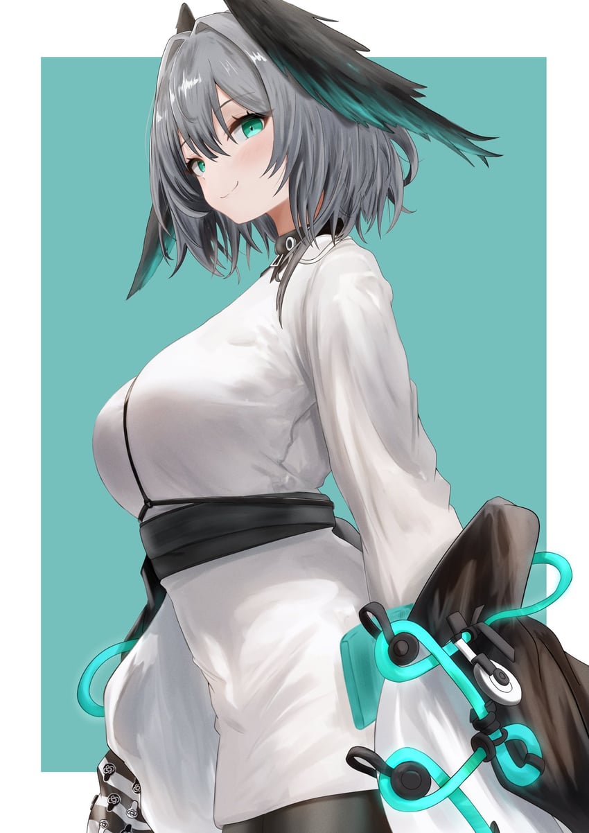 ho'olheyak (arknights) drawn by sora_mame_(princess_0sora)