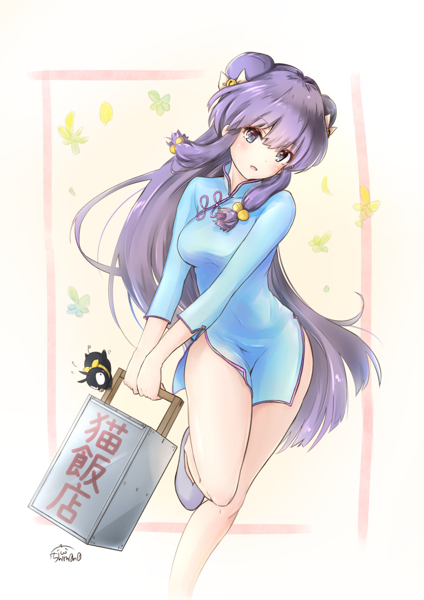 shampoo and p-chan (ranma 1/2) drawn by shimono_(utapre)