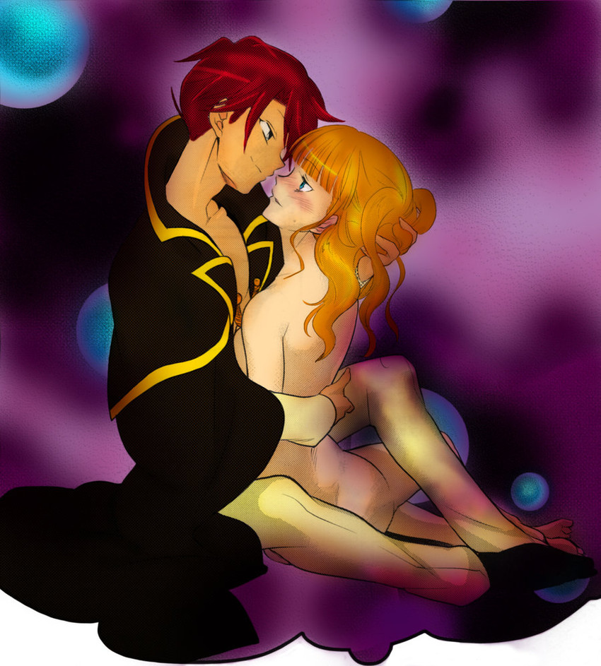 beatrice and ushiromiya battler (umineko no naku koro ni) drawn by kifumi and xxbeatoushiromiyaxx