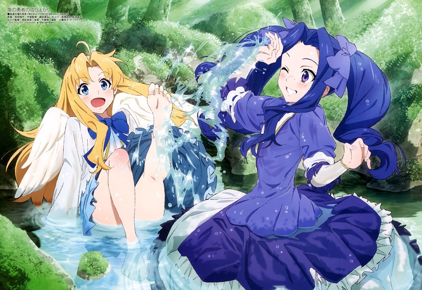 filo and melty q melromarc (megami magazine and 1 more) drawn by wada_shinpei