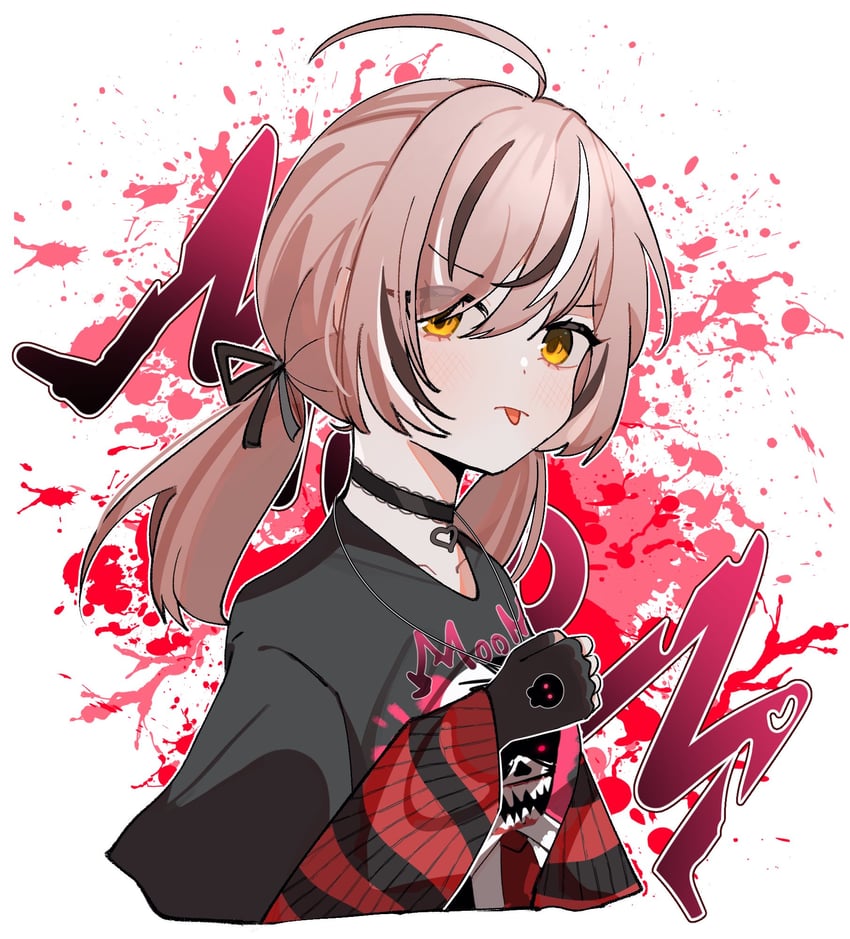 nanashi mumei and nightmare (hololive and 1 more) drawn by hana20000920