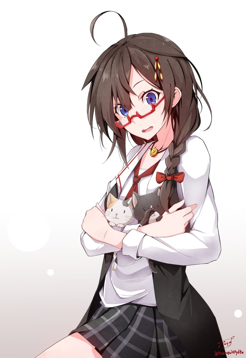 shigure and shigure kai ni (kantai collection) drawn by baileys_(tranquillity650)
