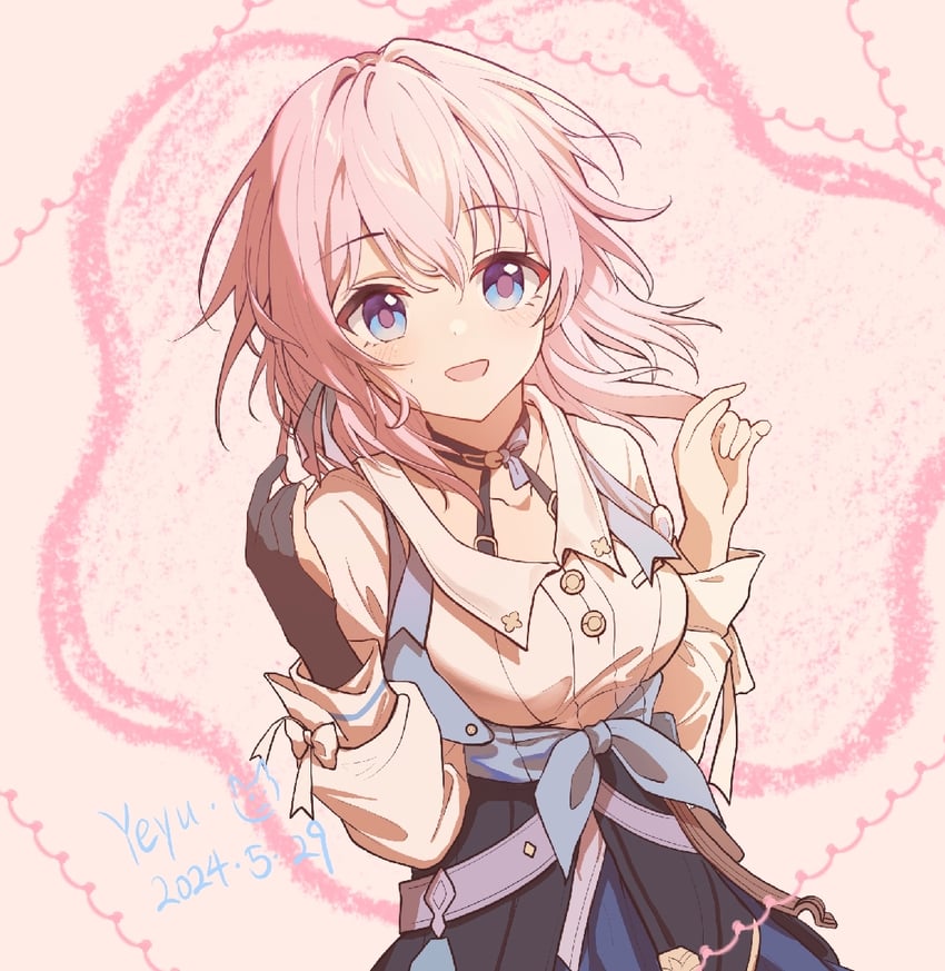 march 7th (honkai and 1 more) drawn by chunduyeyu