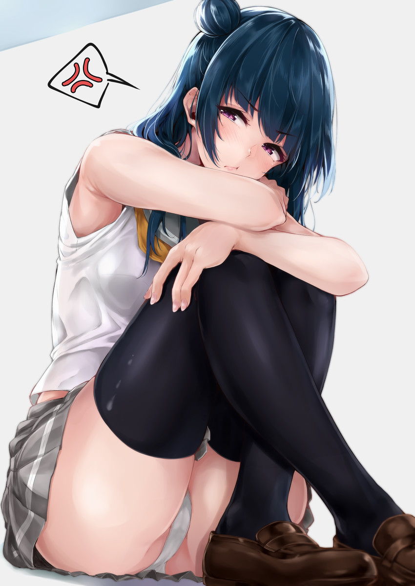tsushima yoshiko (love live! and 1 more) drawn by napo8593