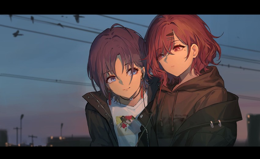 higuchi madoka and asakura toru (idolmaster and 1 more) drawn by yannn