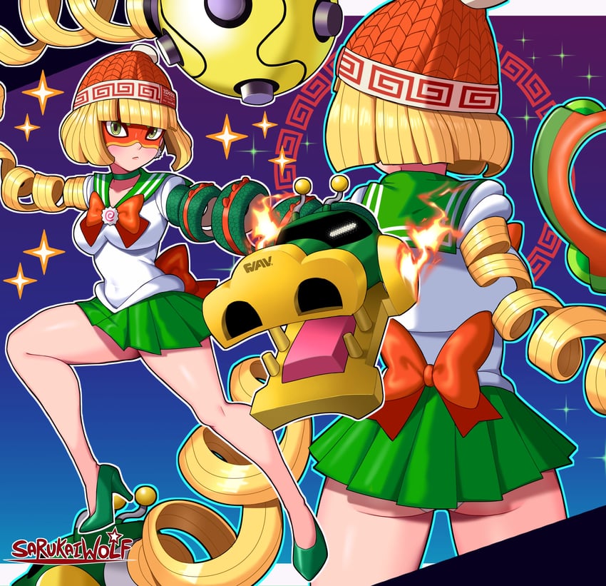 min min (bishoujo senshi sailor moon and 1 more) drawn by sarukaiwolf