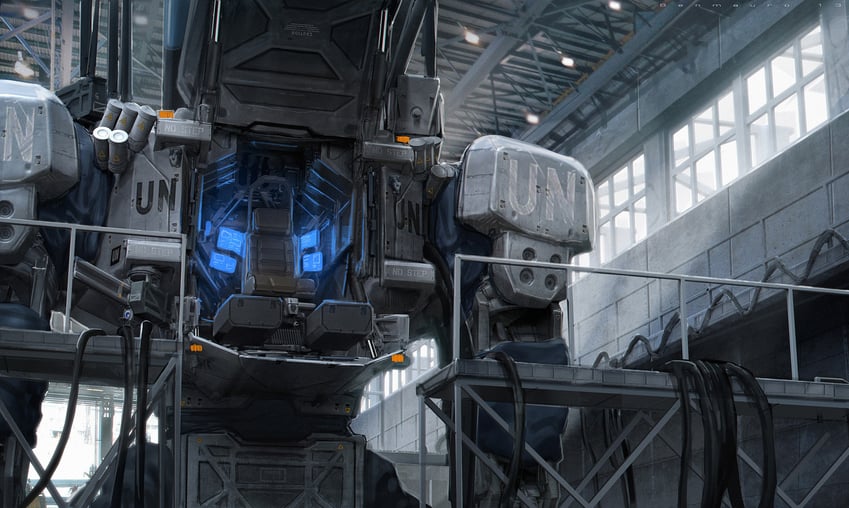av-98 ingram (kidou keisatsu patlabor) drawn by ben_mauro