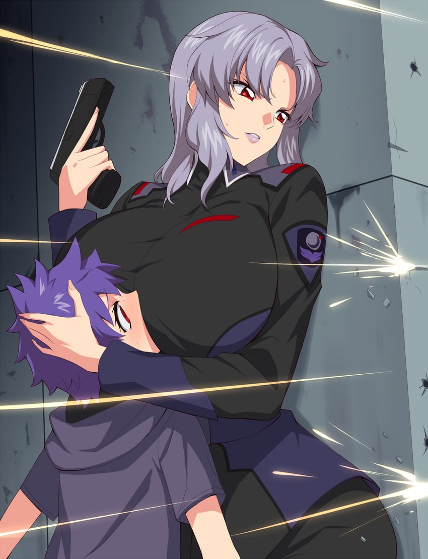 murrue ramius (gundam and 1 more) drawn by kloah