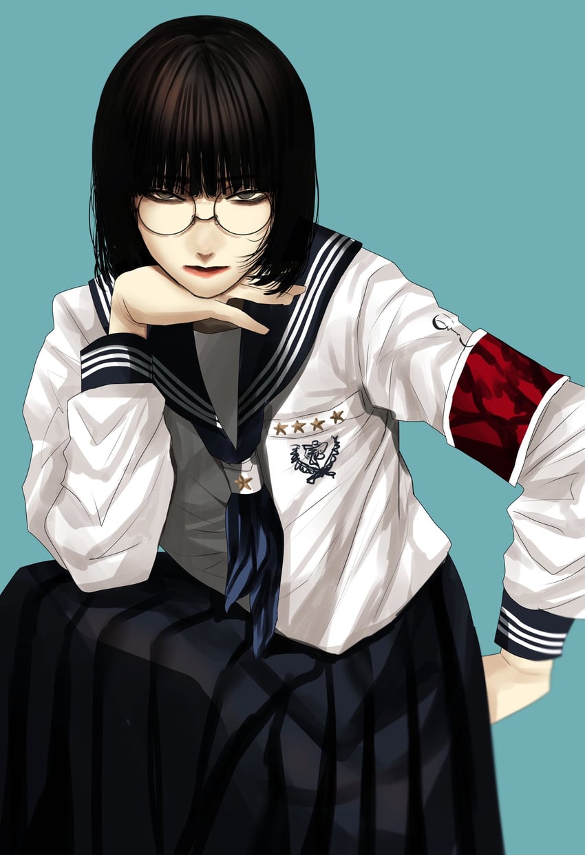 suzuka (real life and 1 more) drawn by gunjyou_(gunjyou_00)