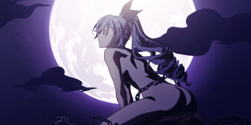 silver wolf (honkai and 1 more) drawn by zassyoku_dd