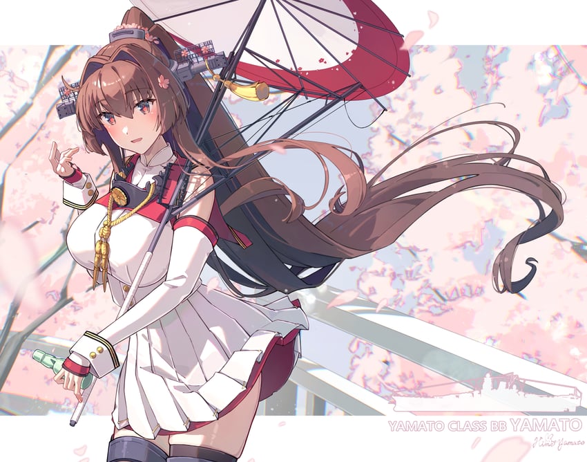 yamato and yamato kai ni (kantai collection) drawn by himeyamato