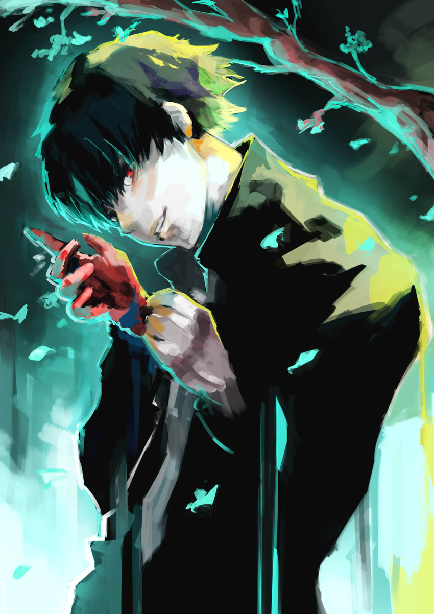 kaneki ken (tokyo ghoul and 1 more) drawn by kyuuba_melo