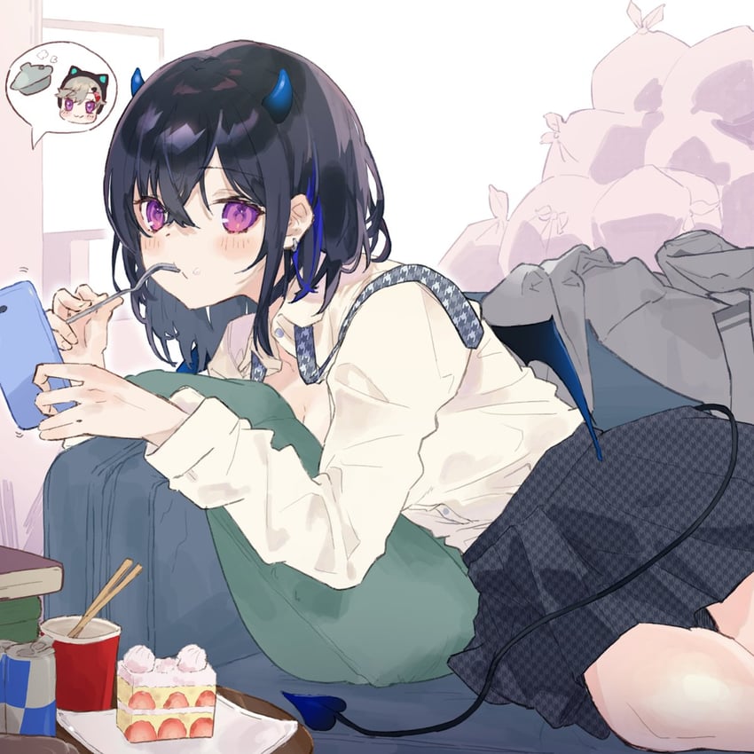 ichinose uruha and komori met (vspo! and 1 more) drawn by bossun_(laetus)