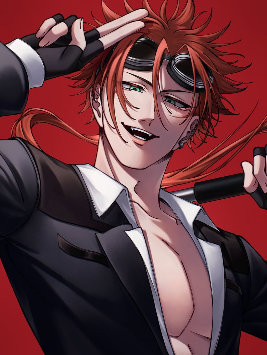 reno (final fantasy and 2 more) drawn by zooooo_sui