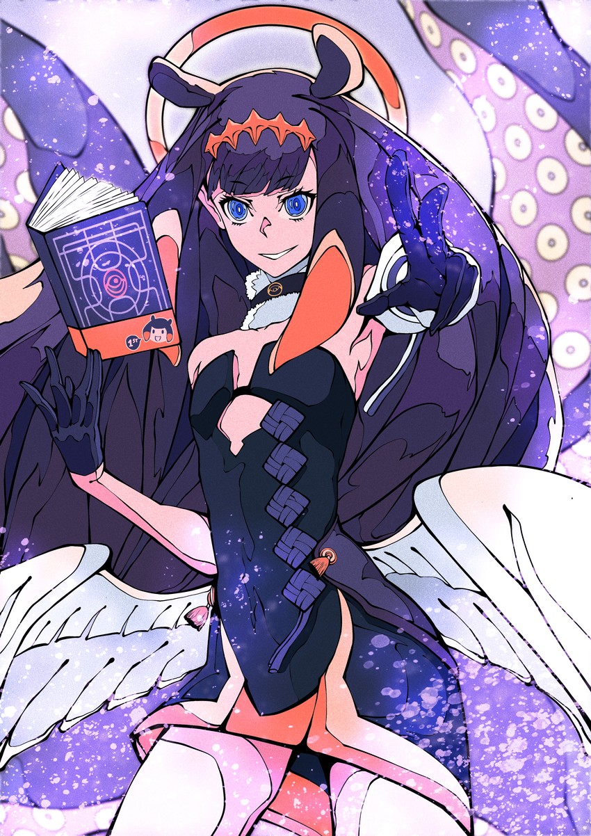 ninomae ina'nis and ao-chan (hololive and 1 more) drawn by porko