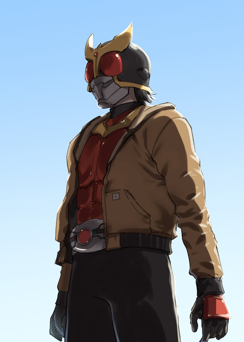 kamen rider kuuga (kamen rider and 2 more) drawn by ueyama_michirou