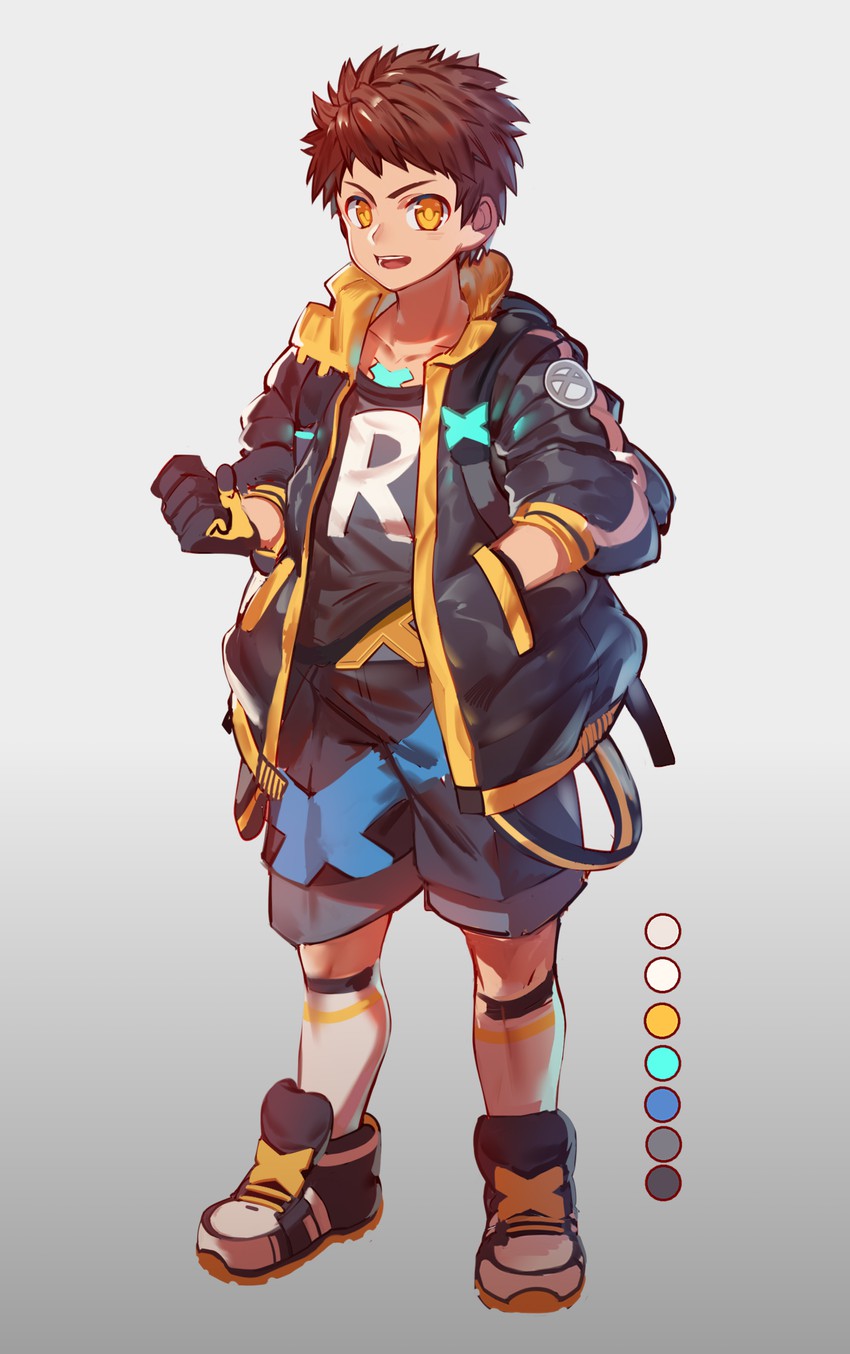 rex (xenoblade chronicles and 1 more) drawn by sora_(zwz030)