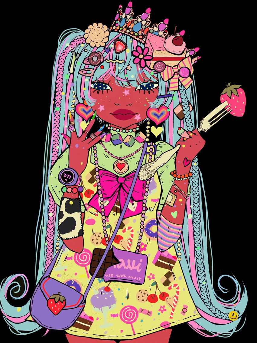 hatsune miku (vocaloid) drawn by 777lenalli