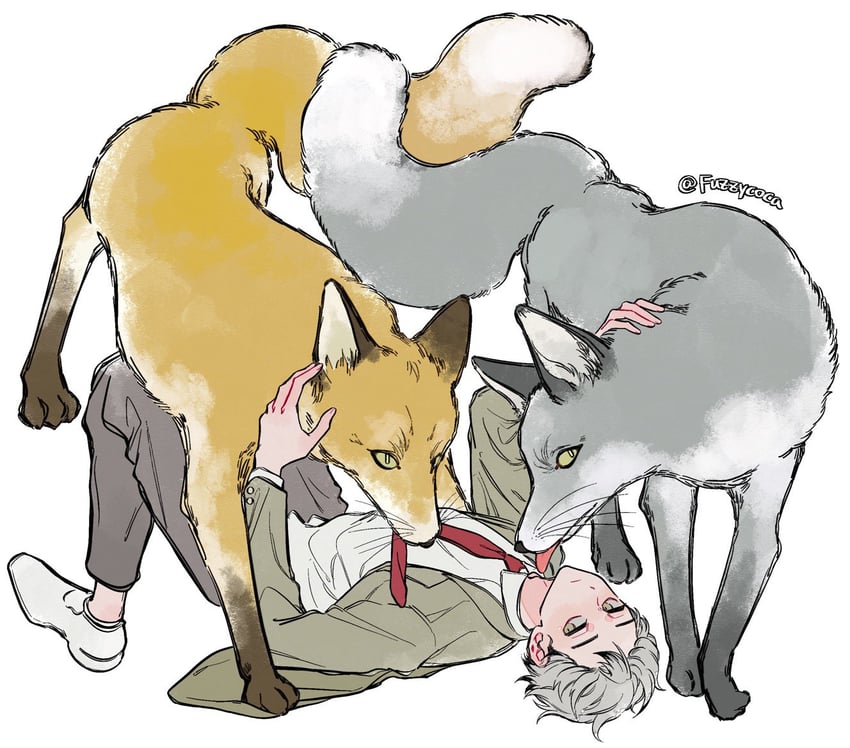 miya atsumu, miya osamu, and kita shinsuke (haikyuu!!) drawn by coco_(238243)